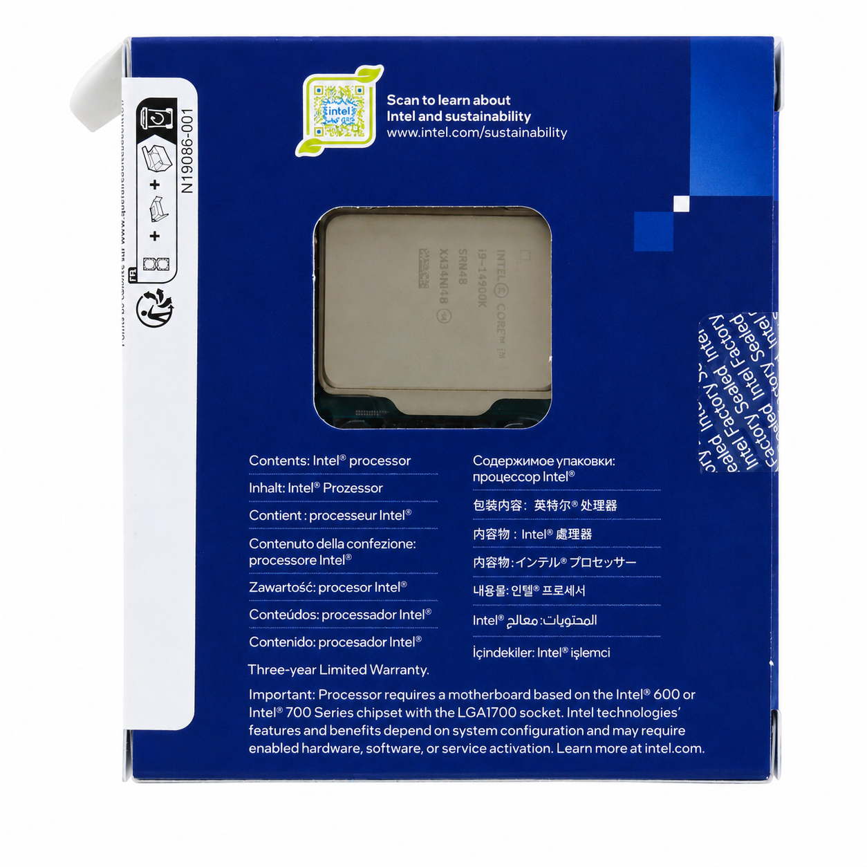 Intel Core Unlocked i9-14900K LGA1700 Processor – Factory Sealed Box – New Production Batch