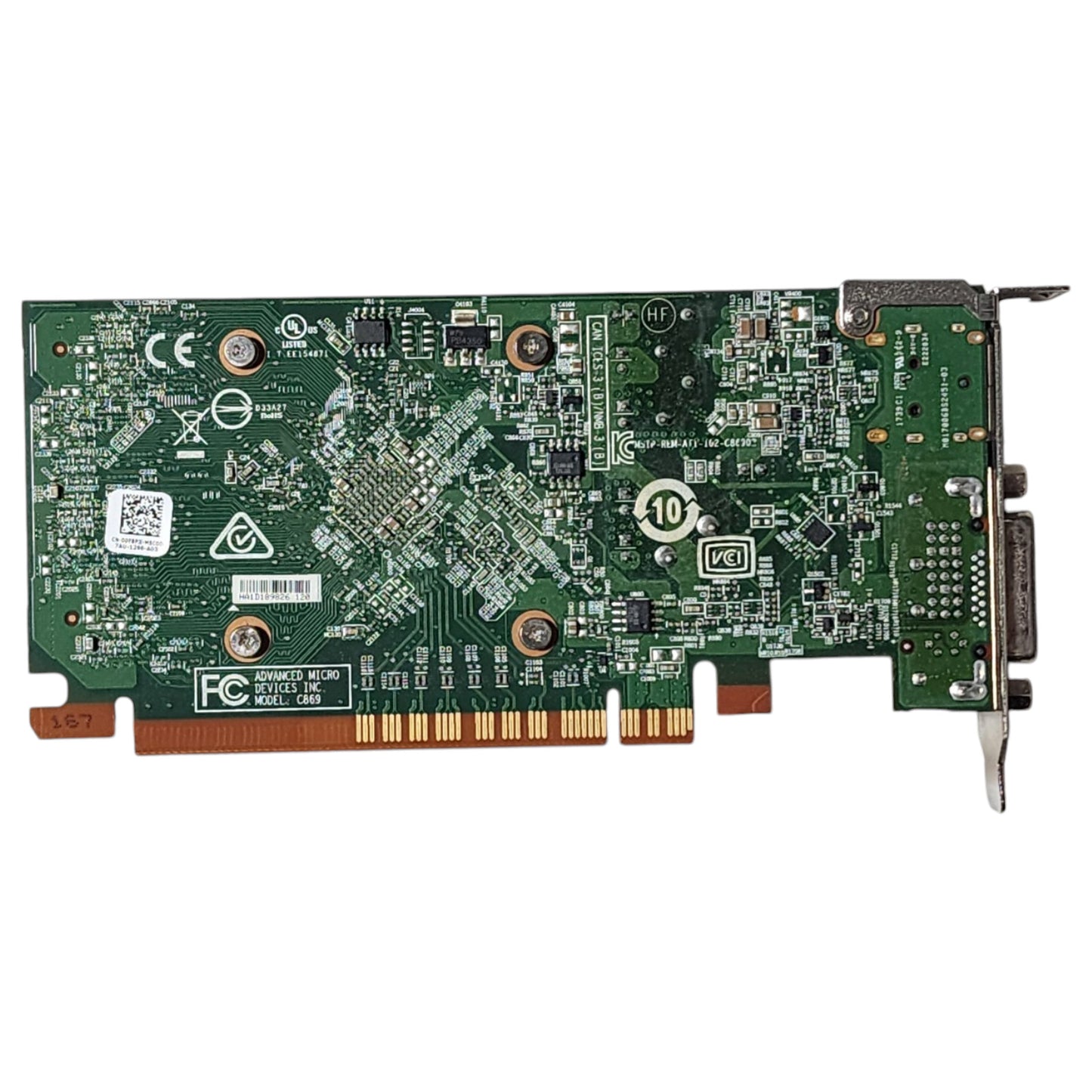 Dell AMD Radeon R5 430 2GB GDDR5 C869 Low Profile Graphics Card DP DVI