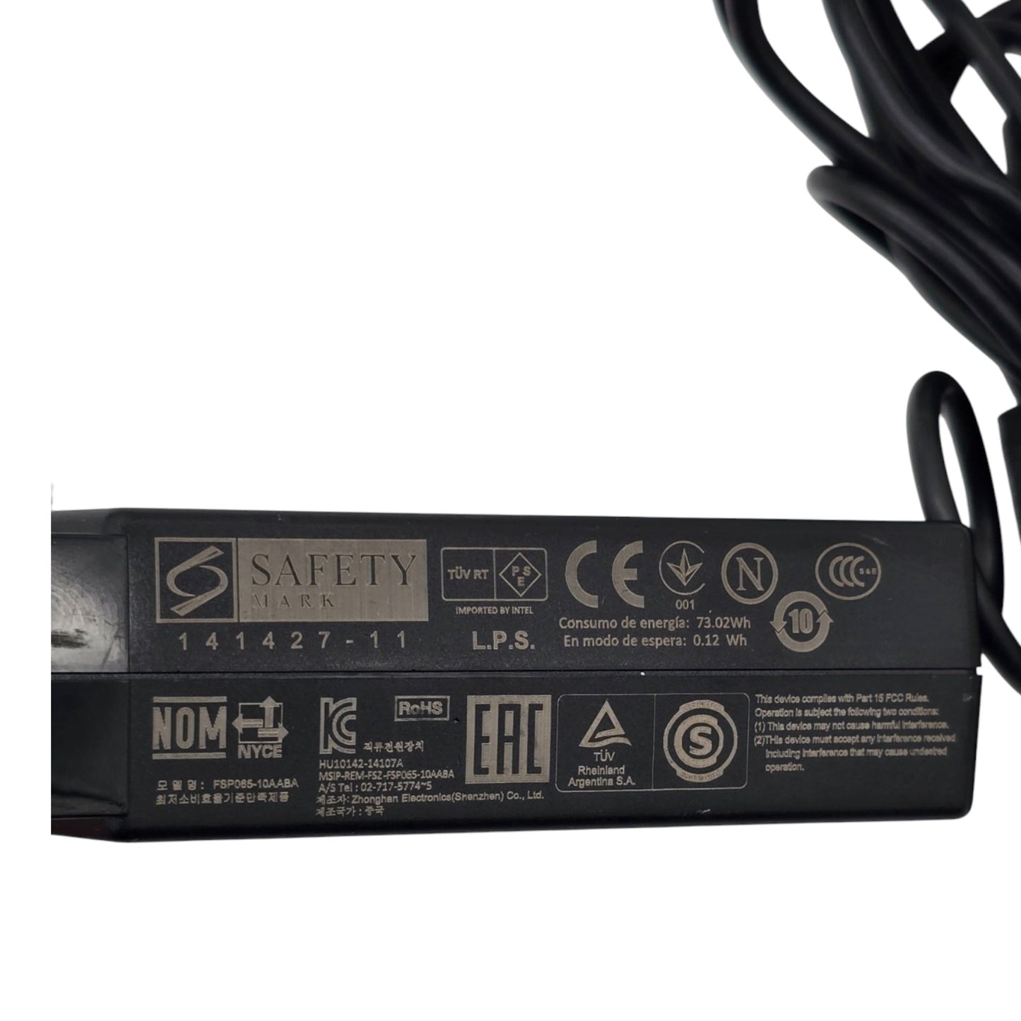 FSP 19V 3.42A 65W AC Power Adapter For INTEL NUC FPS085-19AAB OEM