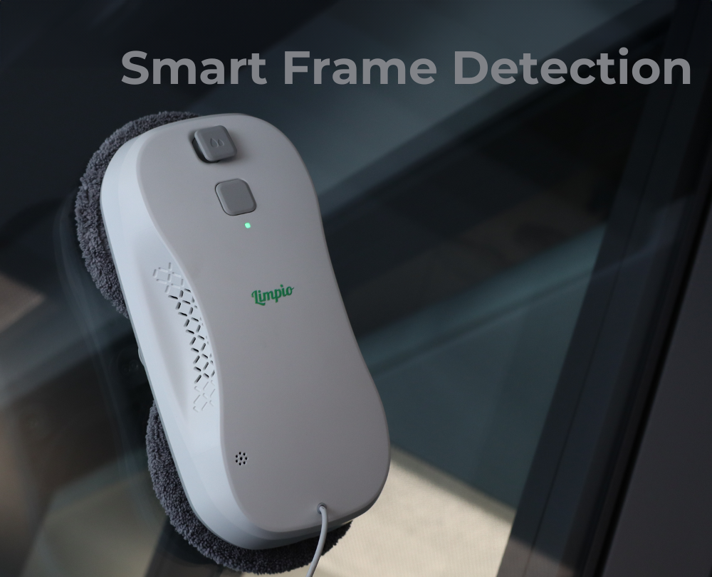 Limpio Window Cleaning Robot | AI Smart Navigation | Dual Spray | Microfiber