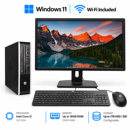 Rytech PNW HP Compaq PC and monitor bundle