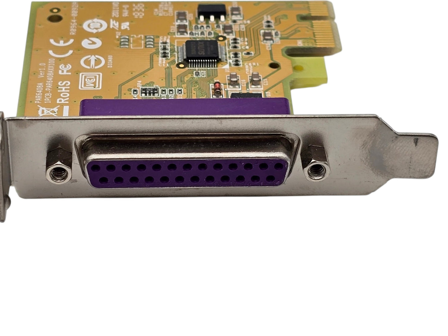 Dell 0XKTC2 Sunix PAR6408A PCIe x1 DB25 Parallel Port Adapter Card Full Height