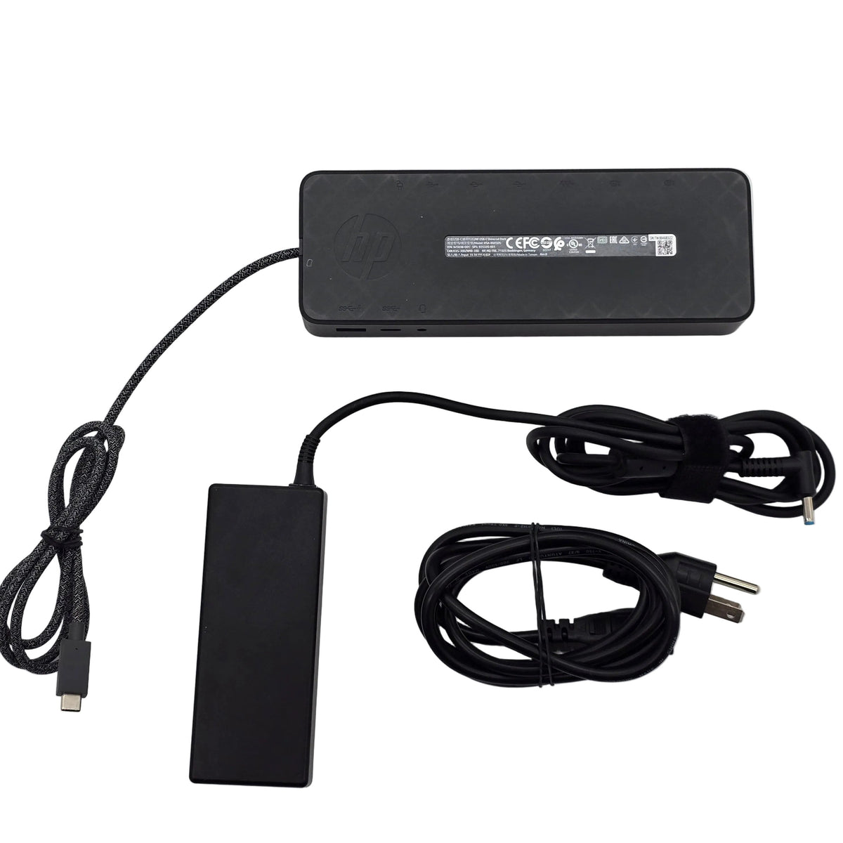 HP USB-C Universal Dock HSA-B005DS with 90W AC Adapter 925698-001