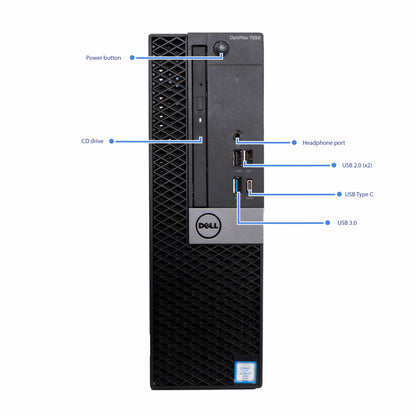 Bundle Monitor and Dell OptiPlex SFF | Win 11 | 32 GB | 1 TB SSD | Wi-Fi