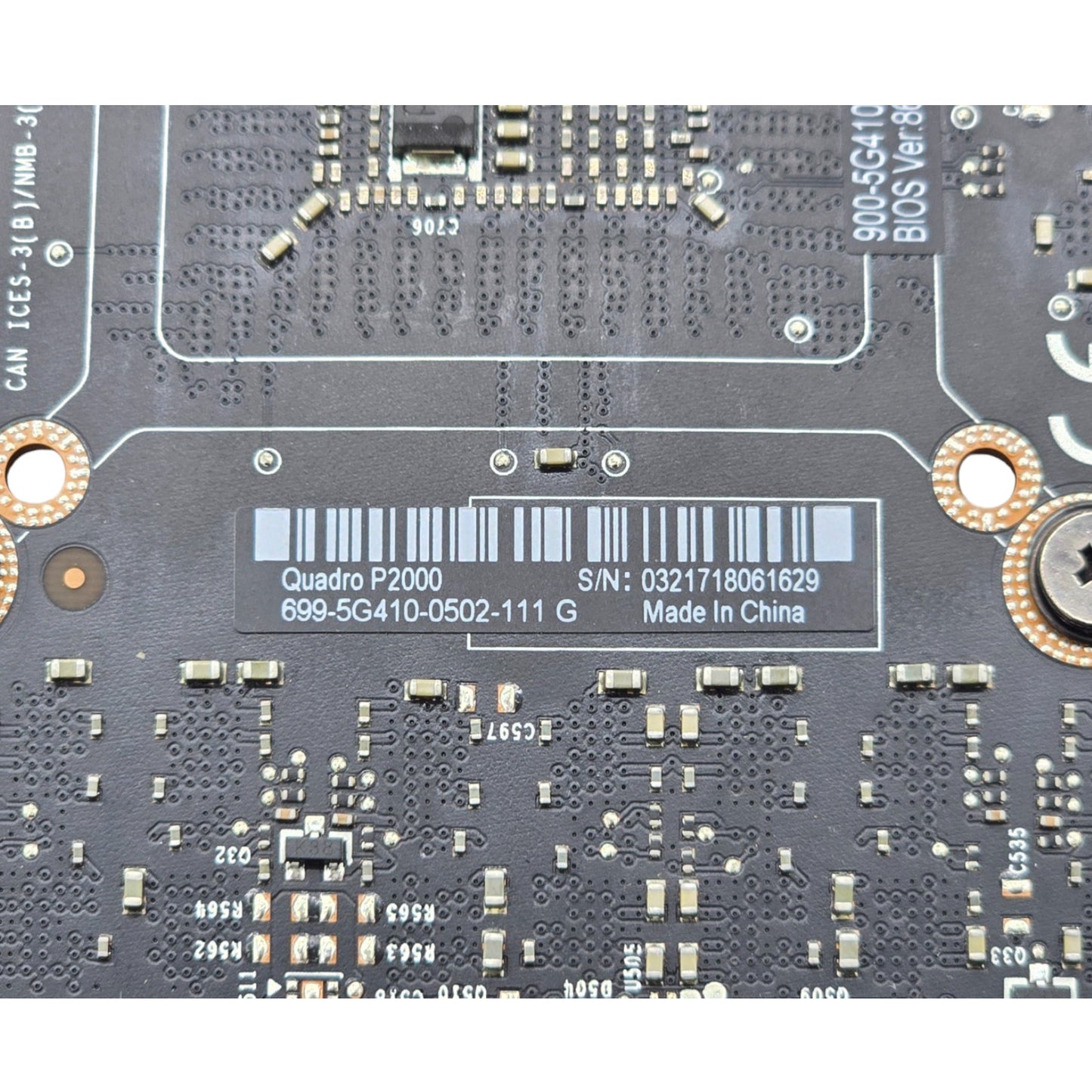 NVIDIA Quadro P2000 5GB GDDR5 PCIe x16 Graphics Card 4x DisplayPort