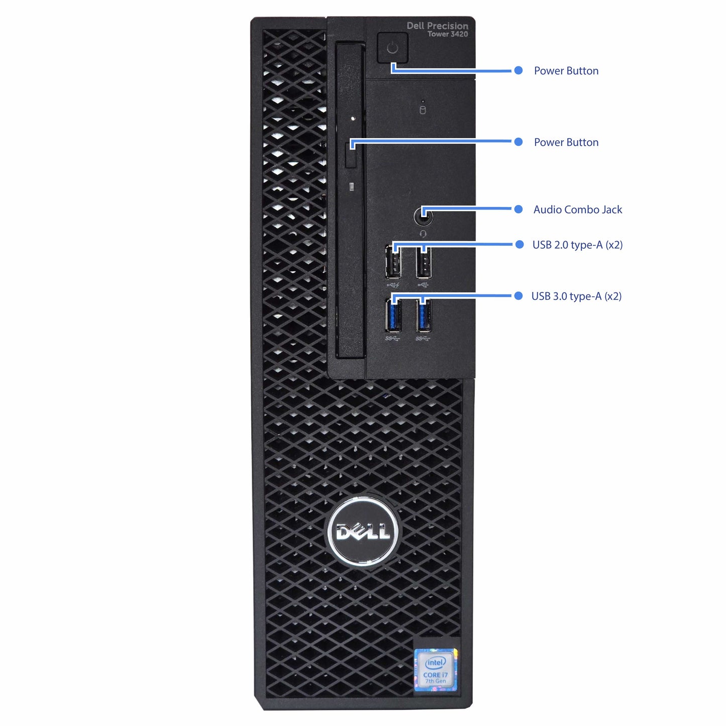 Bundle Monitor and Dell Precision SFF | i7 | Win 11 | 32 GB | 1 TB SSD | Wi-Fi