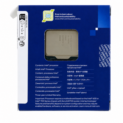 Intel Core Unlocked i9-14900K LGA1700 Processor – Factory Sealed Box – New Production Batch
