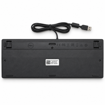 Dell KB216-BK-US wired USB keyboard bottom view