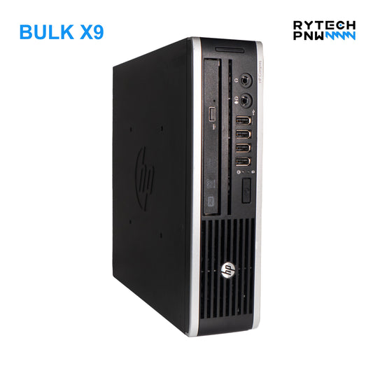 Bulk X9 Configurable HP Compaq Elite 8300 USFF PC | i5  | Up to 8 GB | SSD/HDD | Wi-Fi