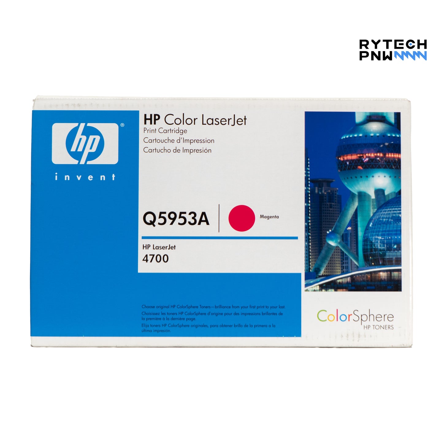 HP Laserjet Toner Cartridge| Q5952A, Q5953A | 643A | Yellow, Magenta