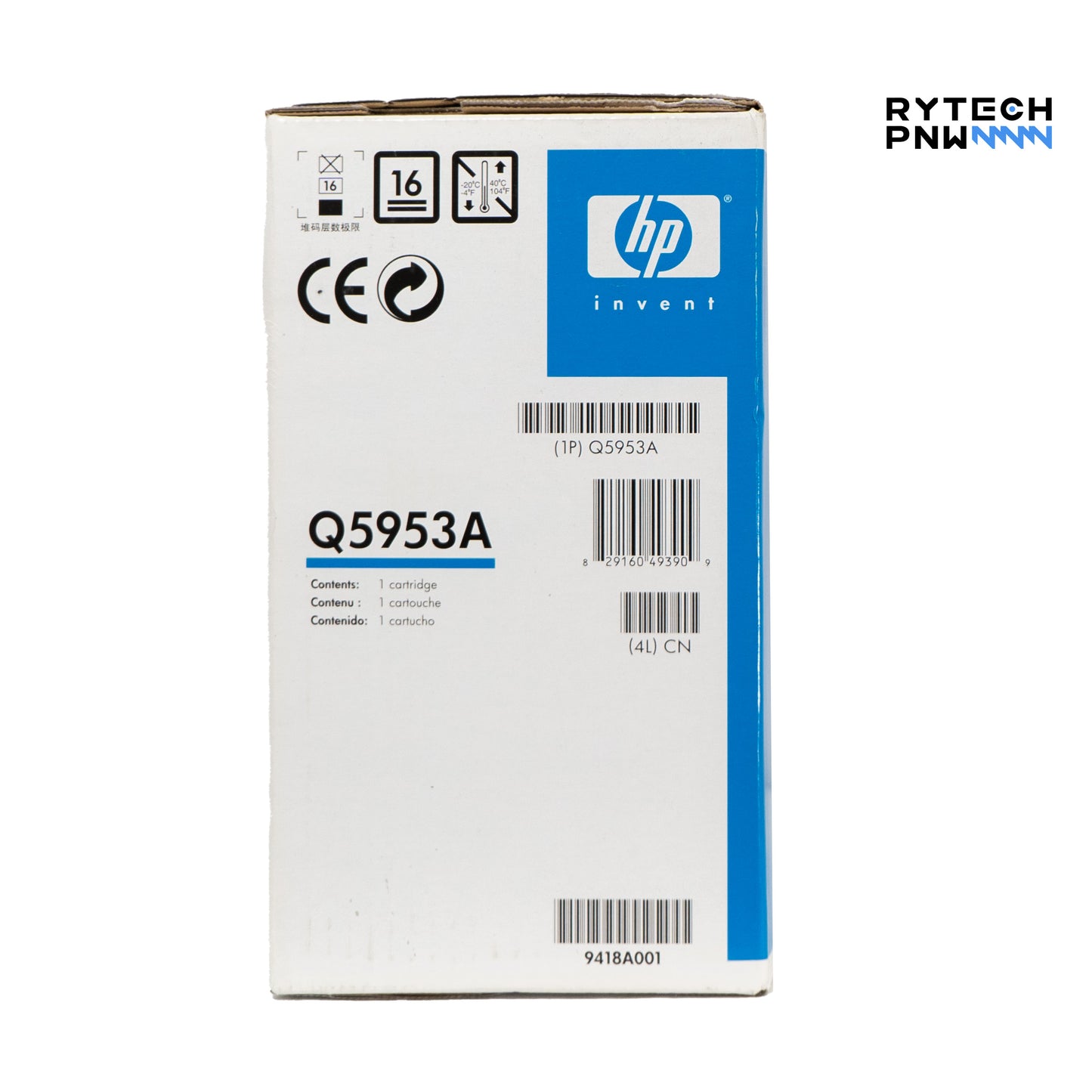 HP Laserjet Toner Cartridge| Q5952A, Q5953A | 643A | Yellow, Magenta