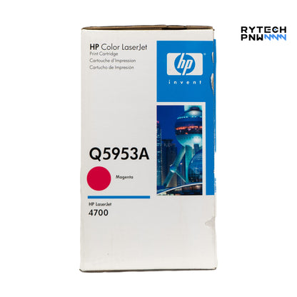 HP Laserjet Toner Cartridge| Q5952A, Q5953A | 643A | Yellow, Magenta