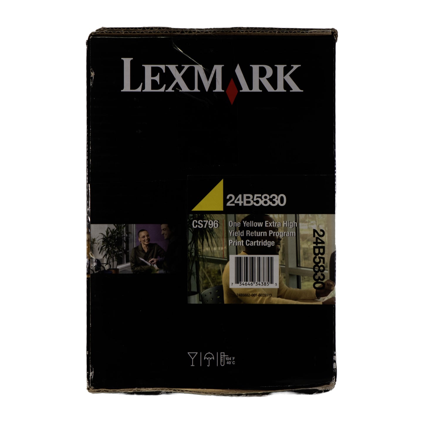 Genuine Lexmark CS796 Yellow Extra High Yield Toner Cartridge 24B5830