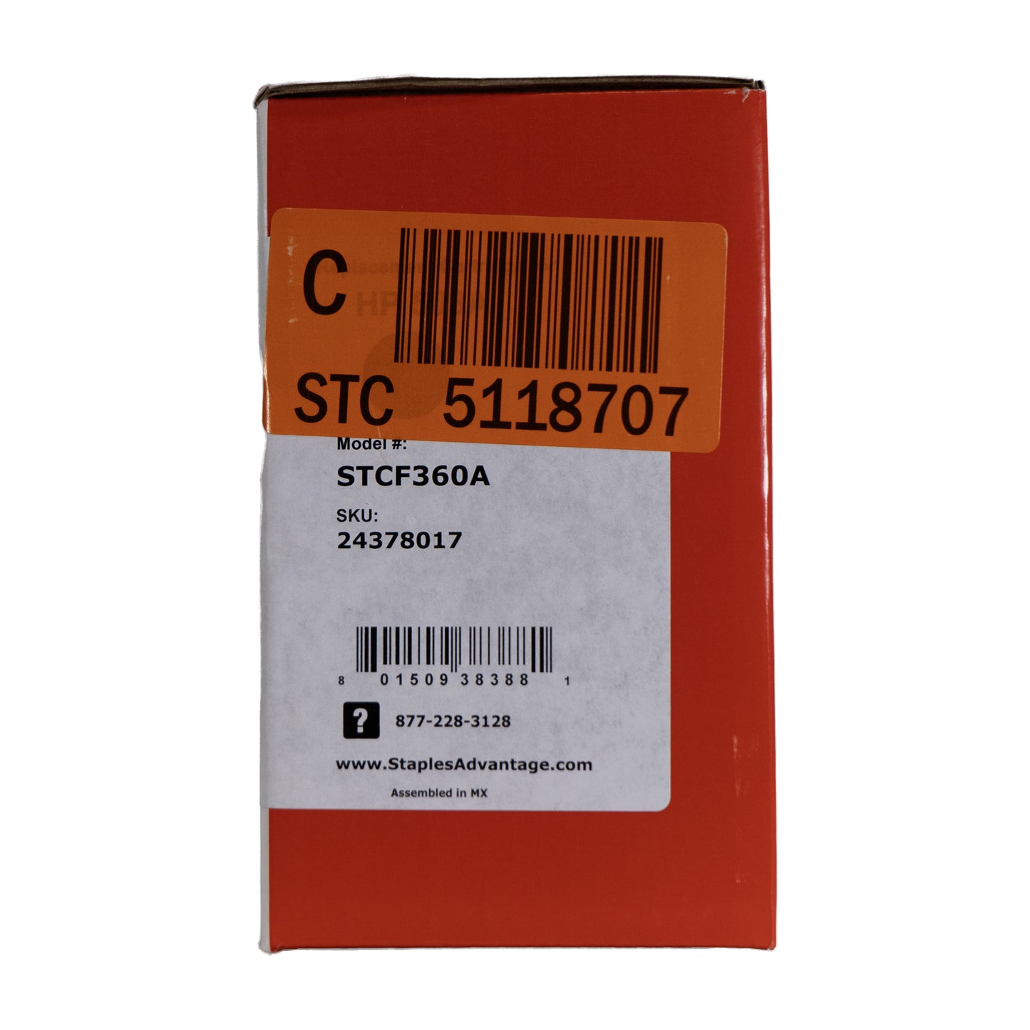 Staples Toner Cartridge | 508A | Compatible with HP CF360A | Black