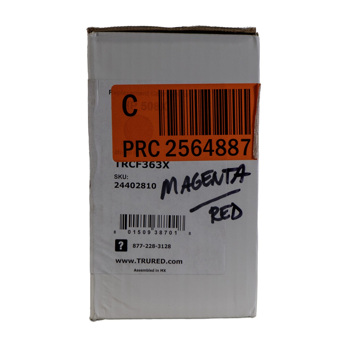 Tru Red Toned Cartridge | 508x | Compatible With HP CF361X, CF362X, CF 363X | Cyan, Magenta, Yellow