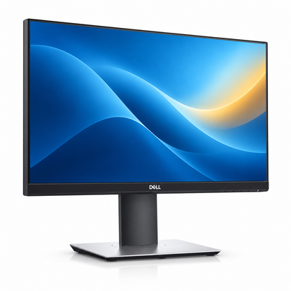 Dell P2419H monitor opposite three-quarter view