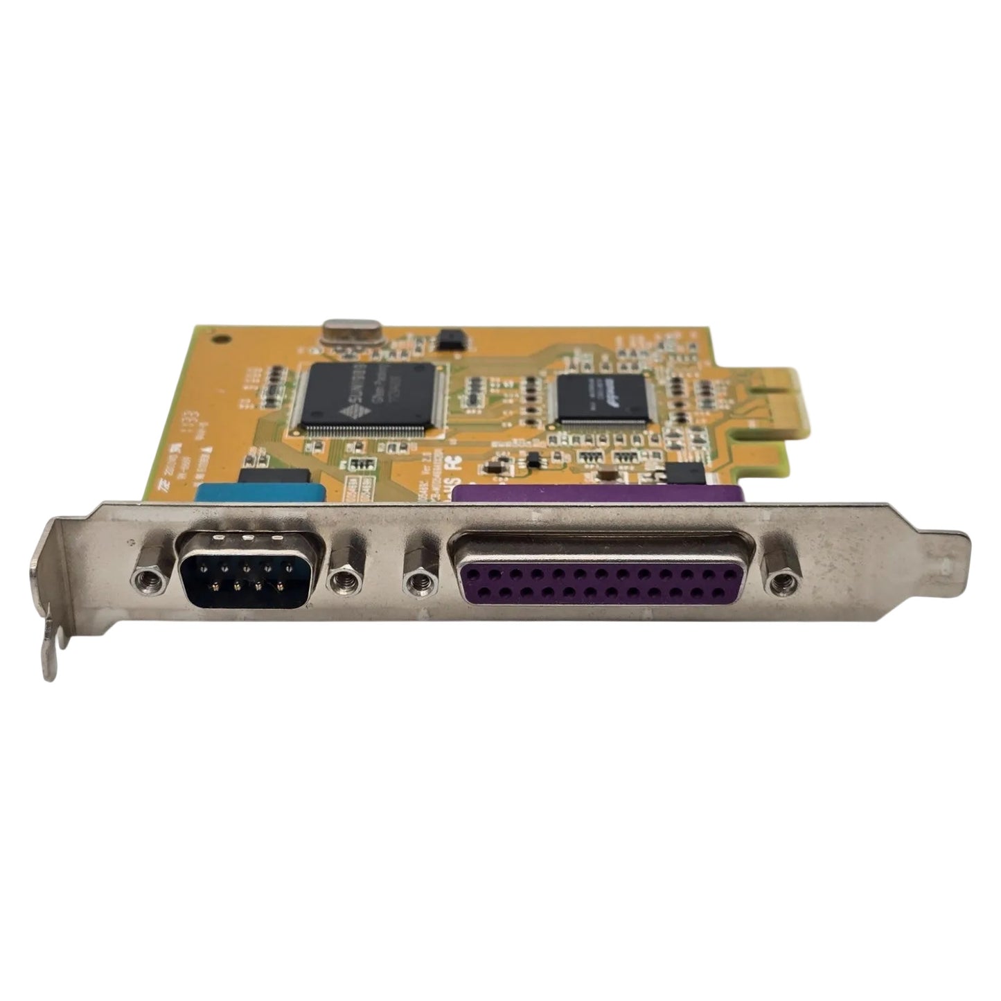 Dell 0GP385 PCIe x1 Serial Parallel Combo Card DB9 DB25 Adapter Full Height