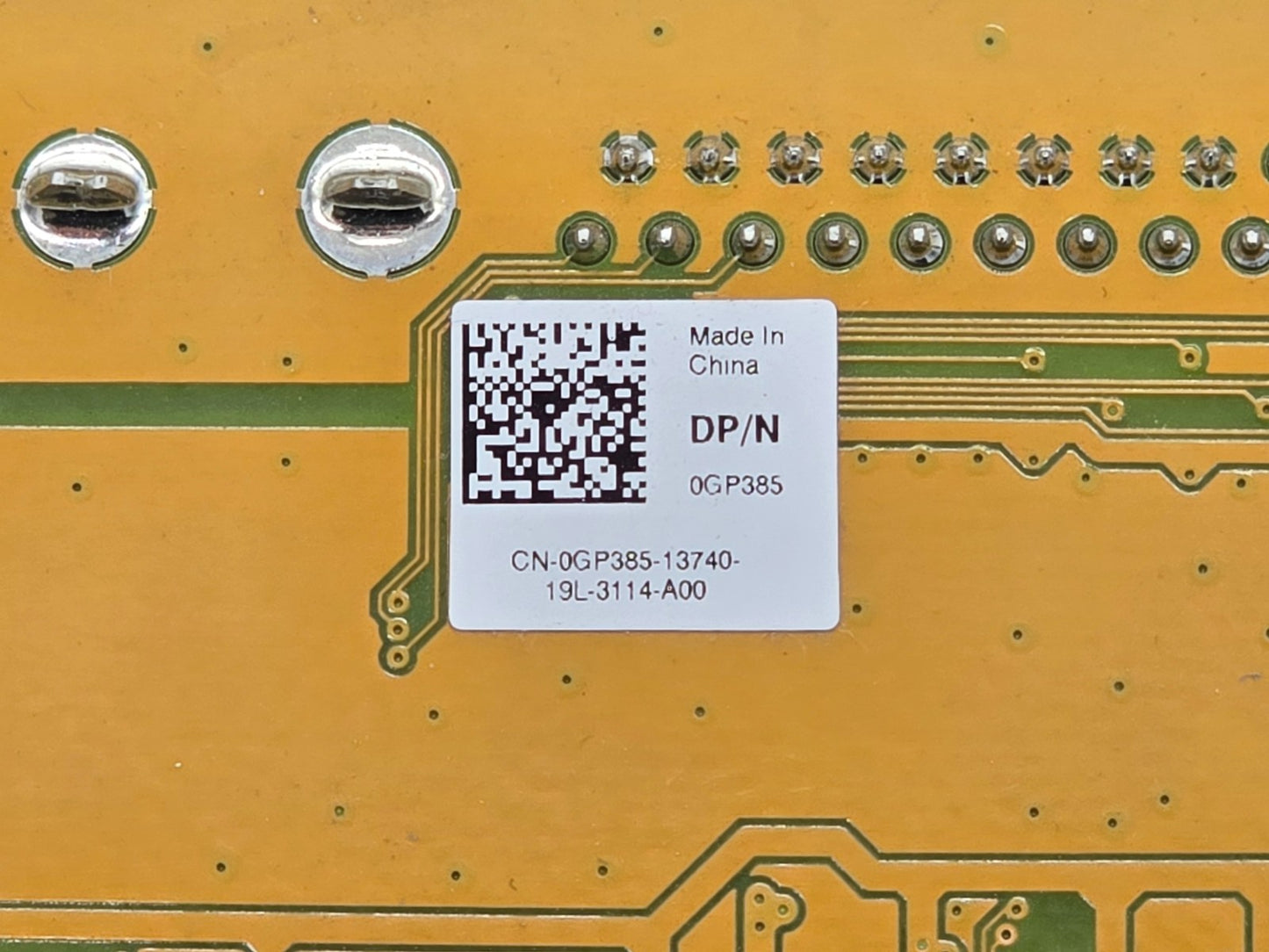 Dell 0GP385 PCIe x1 Serial Parallel Combo Card DB9 DB25 Adapter Full Height
