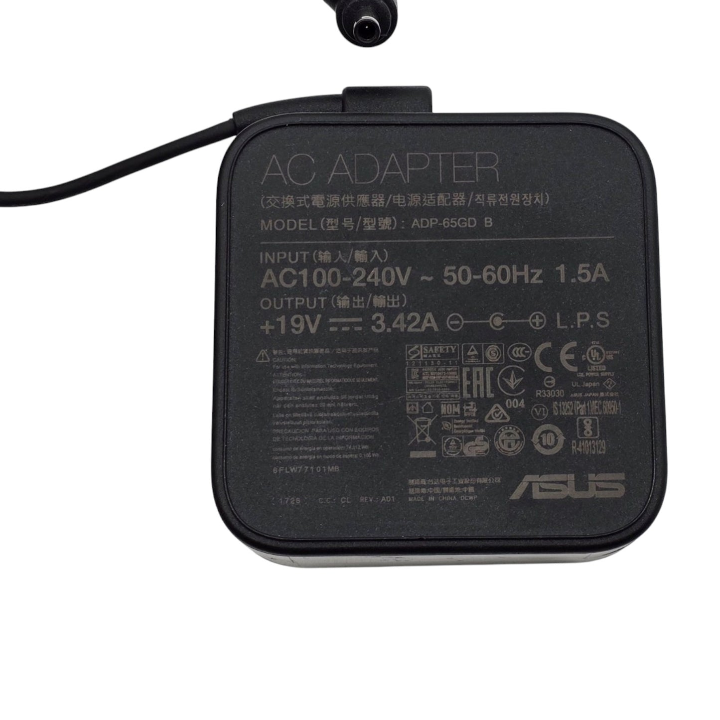 Genuine ASUS ADP-65GD B 65W AC Adapter Charger 19V 3.42A OEM Power Supply