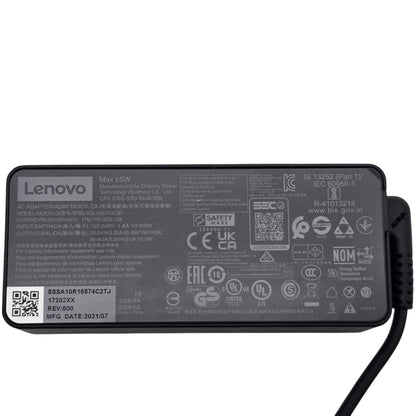 Genuine Lenovo SA10R16874 02DL128 65W AC Adapter Charger ADLX65YCC3D OEM