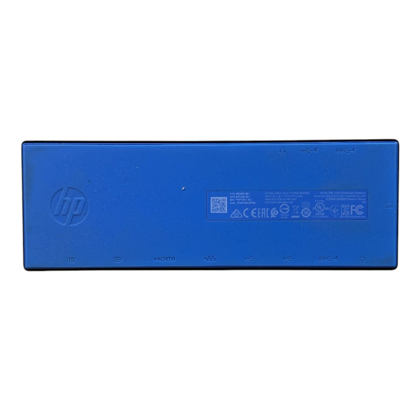HP Elite USB-C Dock HSTNH-U601 (P/N 924850-001) – Not Tested – USB-C