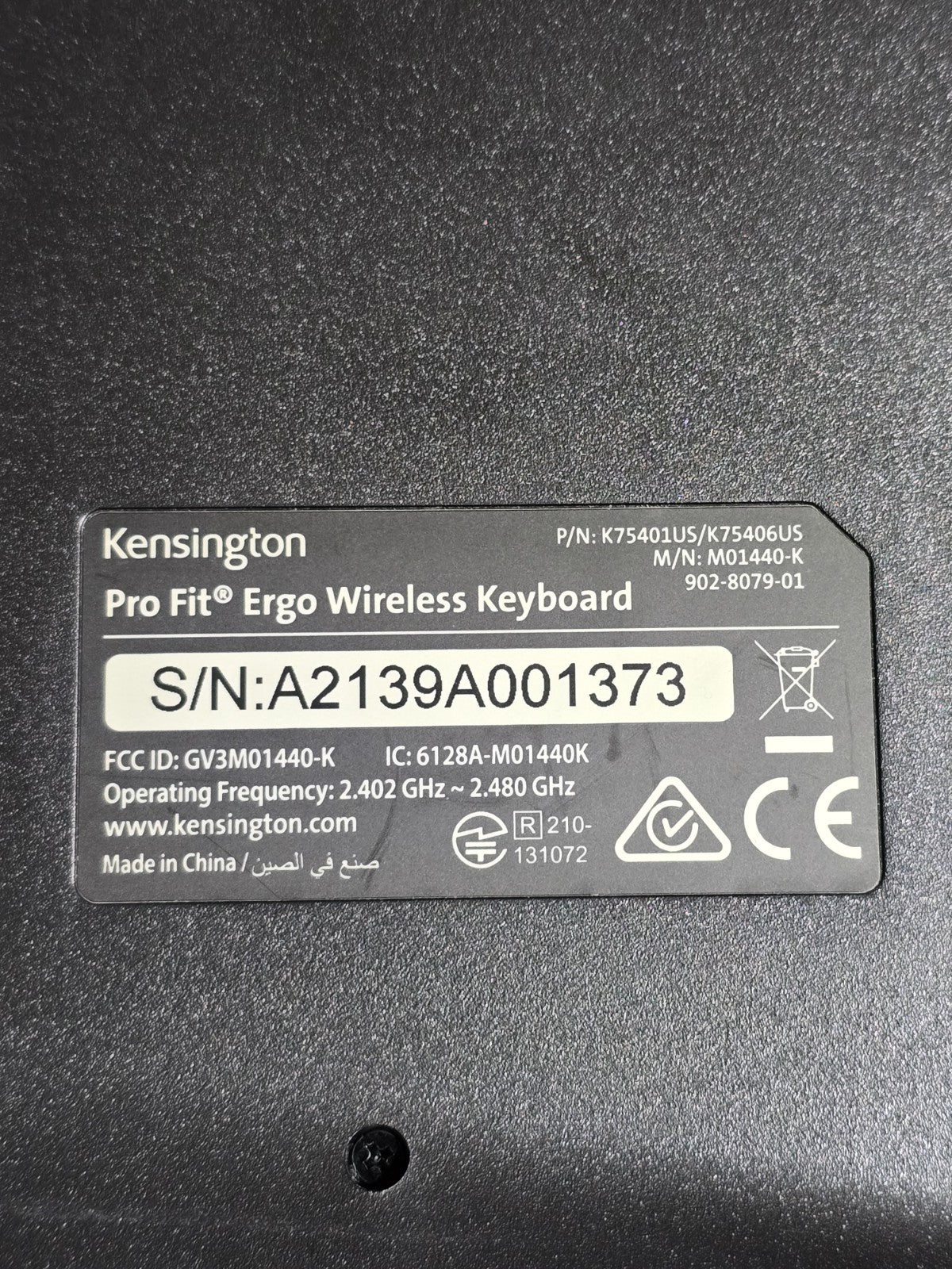 Kensington Pro Fit Ergo Wireless Keyboard & Mouse Combo - With Receiver - Tested