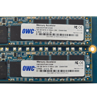 OWC Mercury Accelsior E2 240GB PCI Express SSD Card 2x 120GB eSATA