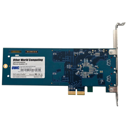 OWC Mercury Accelsior E2 240GB PCI Express SSD Card 2x 120GB eSATA