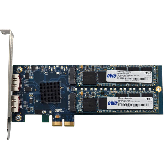OWC Mercury Accelsior E2 240GB PCI Express SSD Card 2x 120GB eSATA