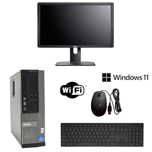 Bundle Monitor and Dell OptiPlex SFF | i5 | Win 11 | 32 GB | 1 TB SSD | Wi-Fi