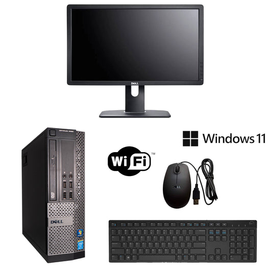 Bundle Monitor and Dell OptiPlex SFF | i5vPro | Win 11 | 32 GB | 1 TB SSD | Wi-Fi