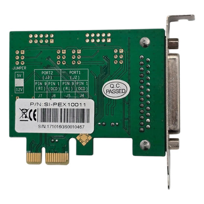 PCI Express x1 Serial Port DB25 Expansion Card Adapter SI-PEX10011