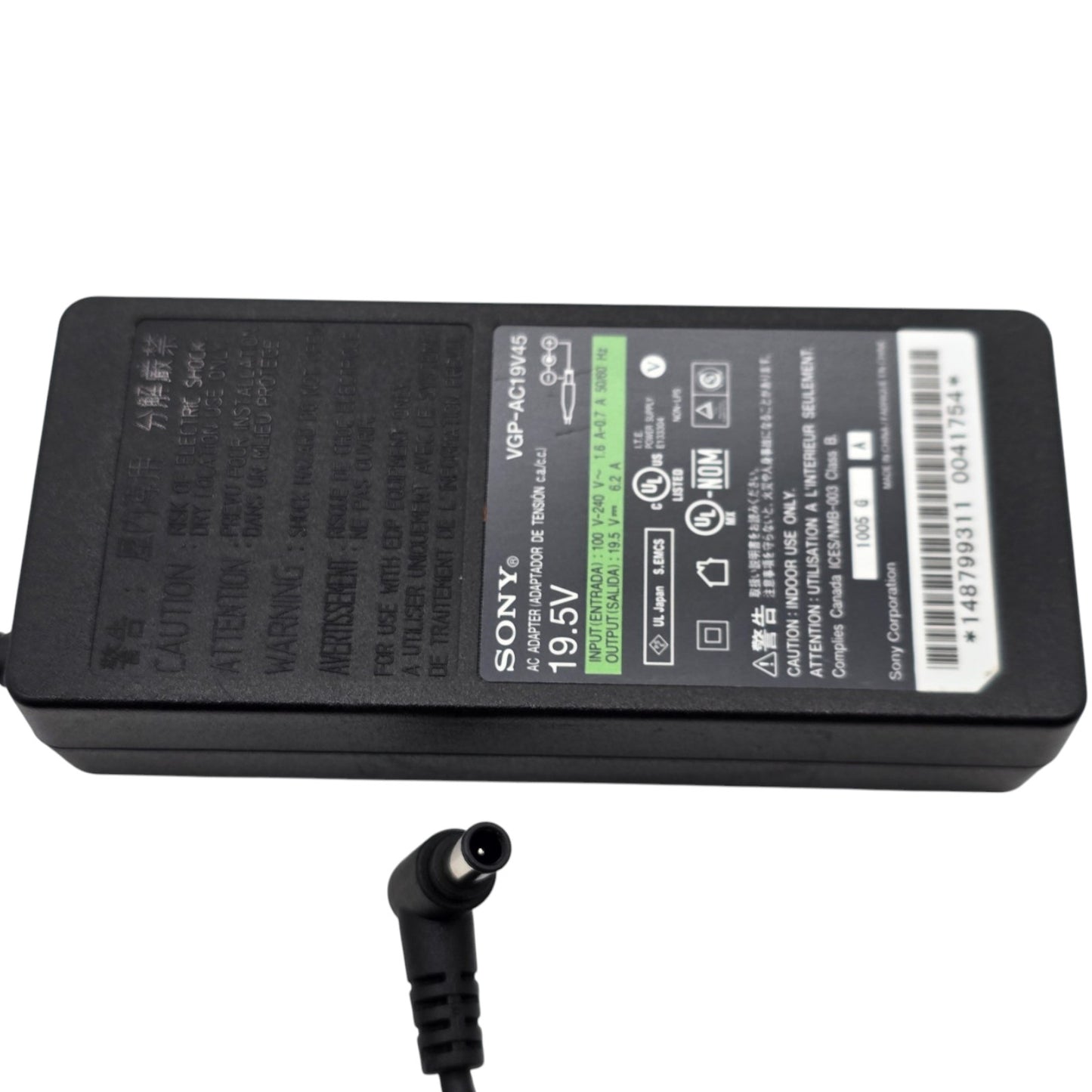 Sony VGP-AC19V45 19.5V 6.2A 120W AC Adapter Power Supply OEM