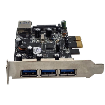 StarTech PEXUSB3S42 PCIe x1 USB 3.0 Card 4-Port 3 External 1 Internal SATA Power