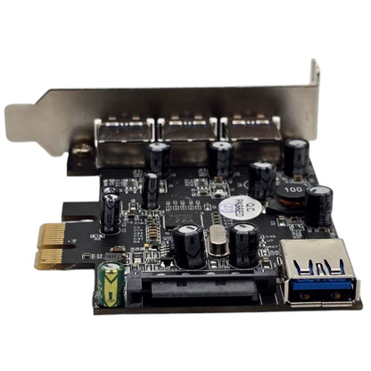 StarTech PEXUSB3S42 PCIe x1 USB 3.0 Card 4-Port 3 External 1 Internal SATA Power