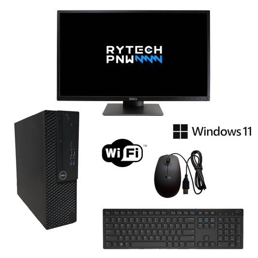 Bundle Monitor and Dell OptiPlex SFF | Win 11 | 32 GB | 1 TB SSD | Wi-Fi