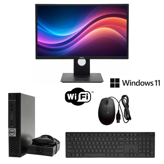 Fully Configurable Dell OptiPlex 7050 Mini | i5-6500 | Up to 32 GB | 1 TB SSD | Wi-Fi