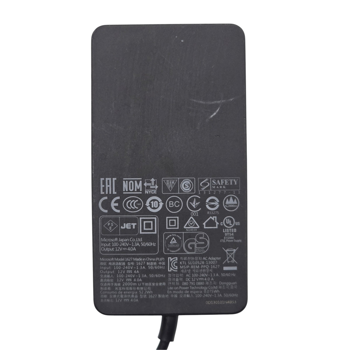 Genuine Microsoft 48W AC Adapter Model 1627 12V 4A Power Supply