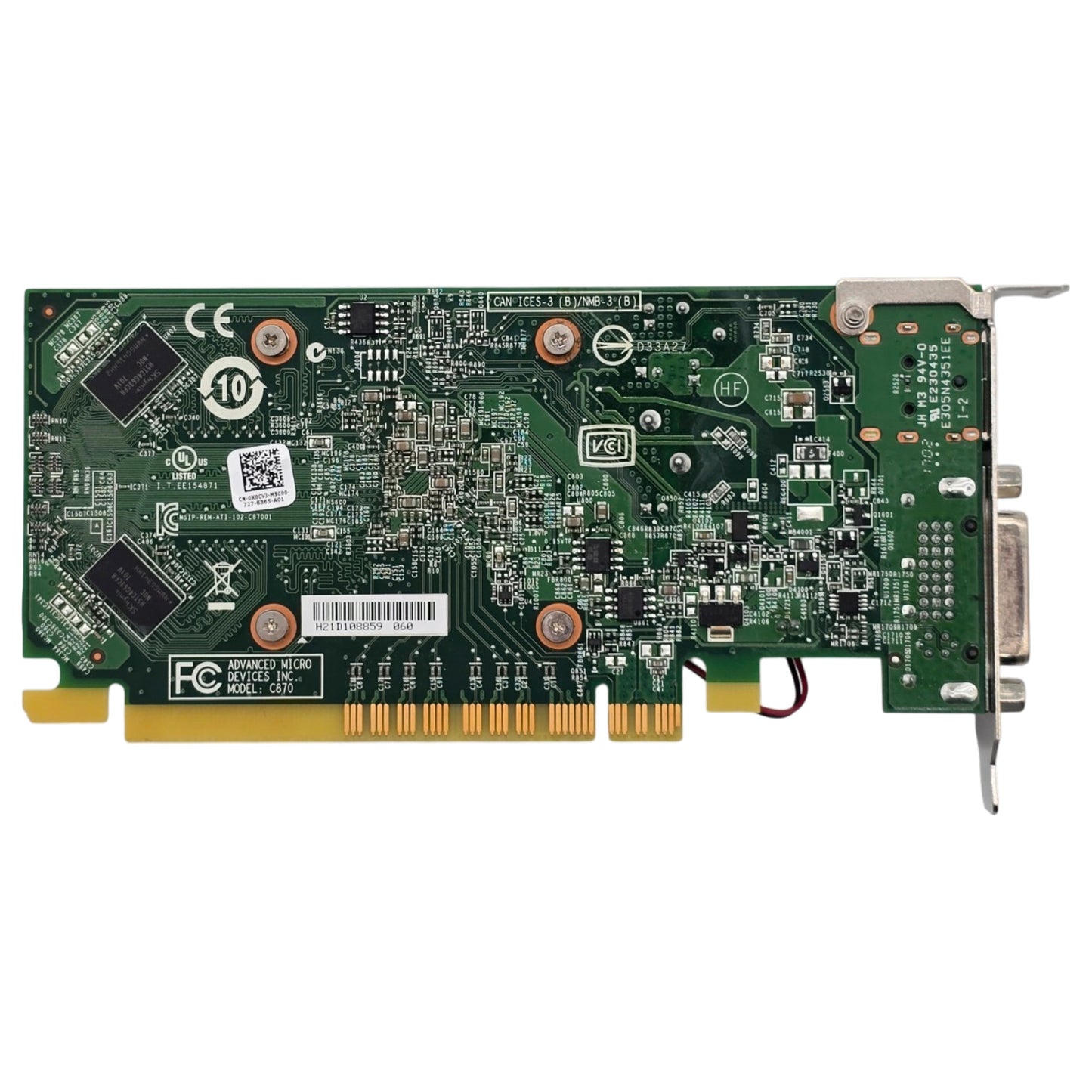 AMD Radeon C870 Low Profile PCI Express x16 Graphics Card DisplayPort DVI