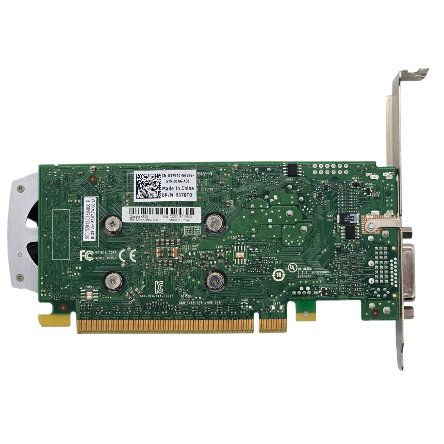 NVIDIA Quadro K620 P2012 2GB DDR3 PCIe x16 Graphics Card DVI-I DisplayPort