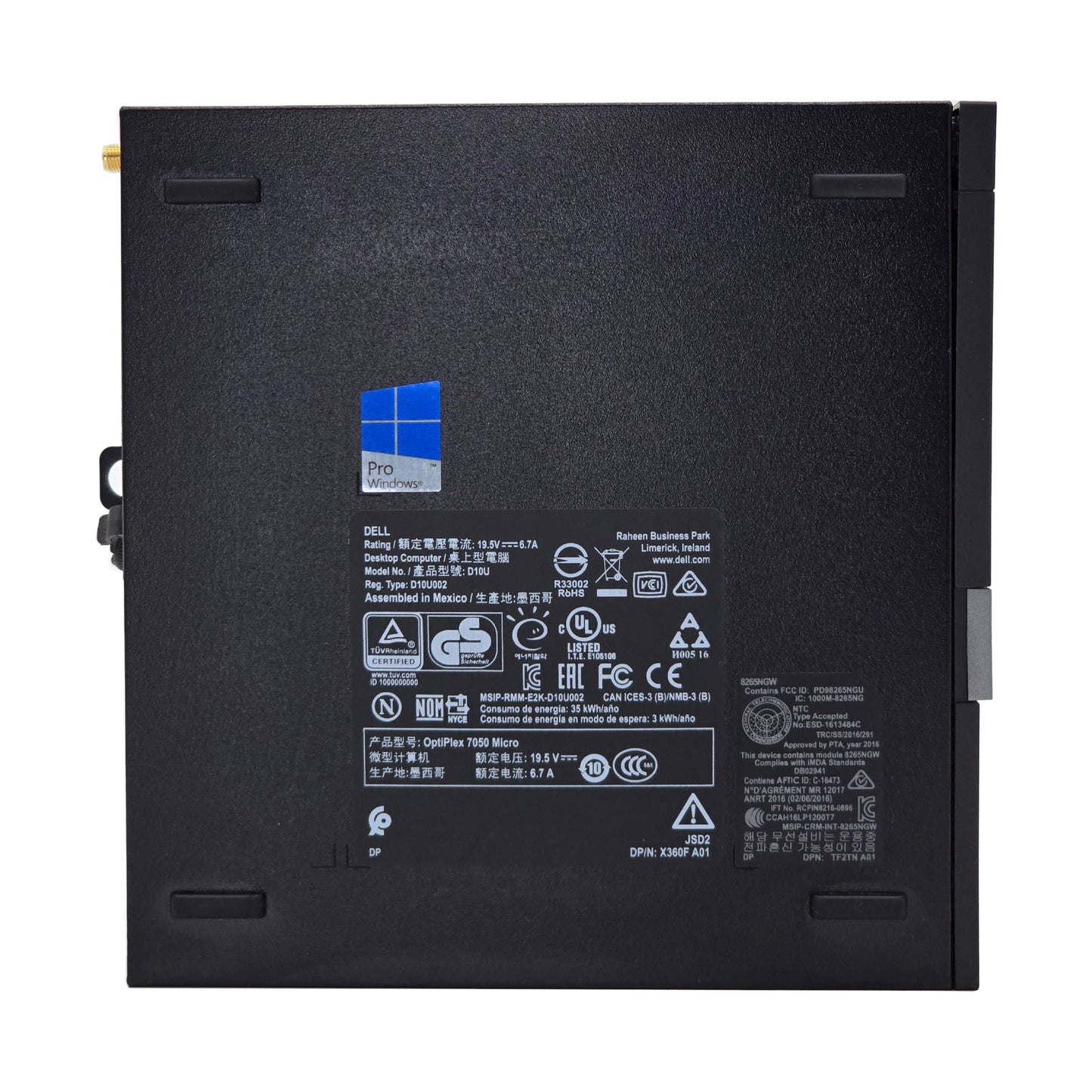 Configurable Dell OptiPlex 7050 Micro | i5-6500 | Up to 32 GB | 1 TB SSD | Wi-Fi