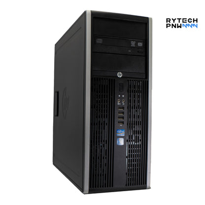 Bundle HP Tower and Monitor | Win 11 | Up to 32GB | 1 TB SSD | Wi-Fi
