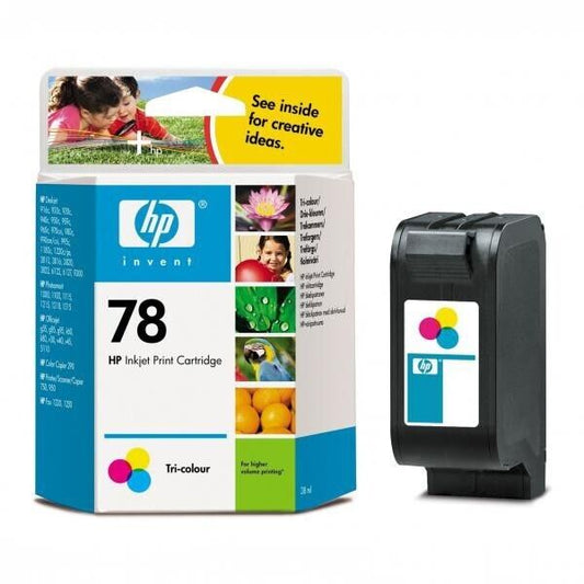 HP inkjet 78 Tri-Color Print Cartridge c6578d (SEALED package of 4)