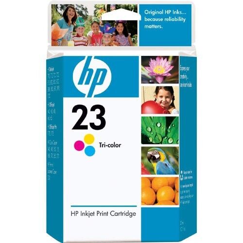 Hp Inkjet Print Cartridge 23 Tri Color c1823d